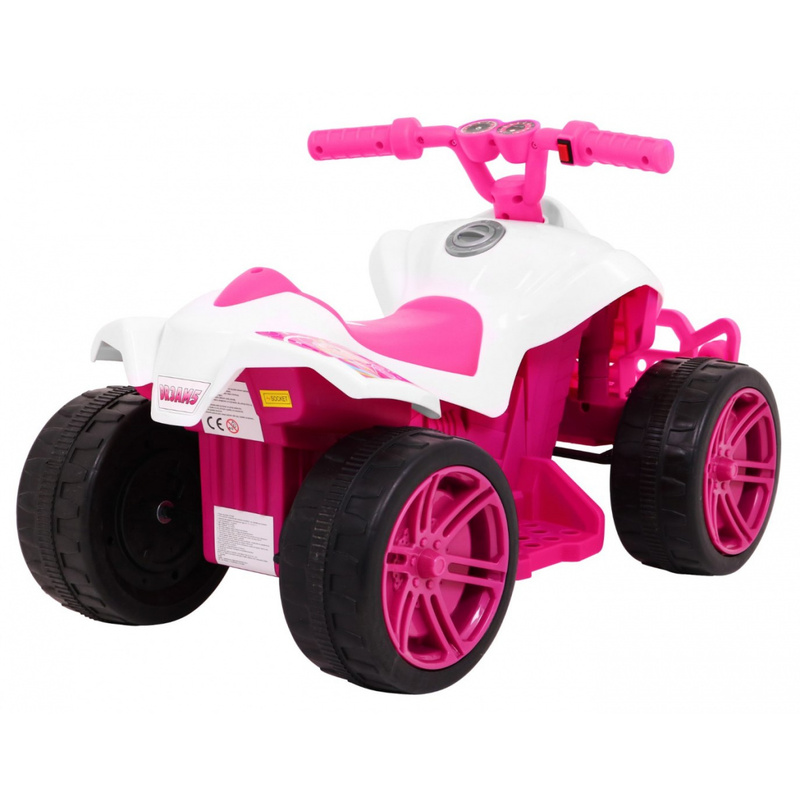 Little Monster elektriline Quad Bike lastele, roosa