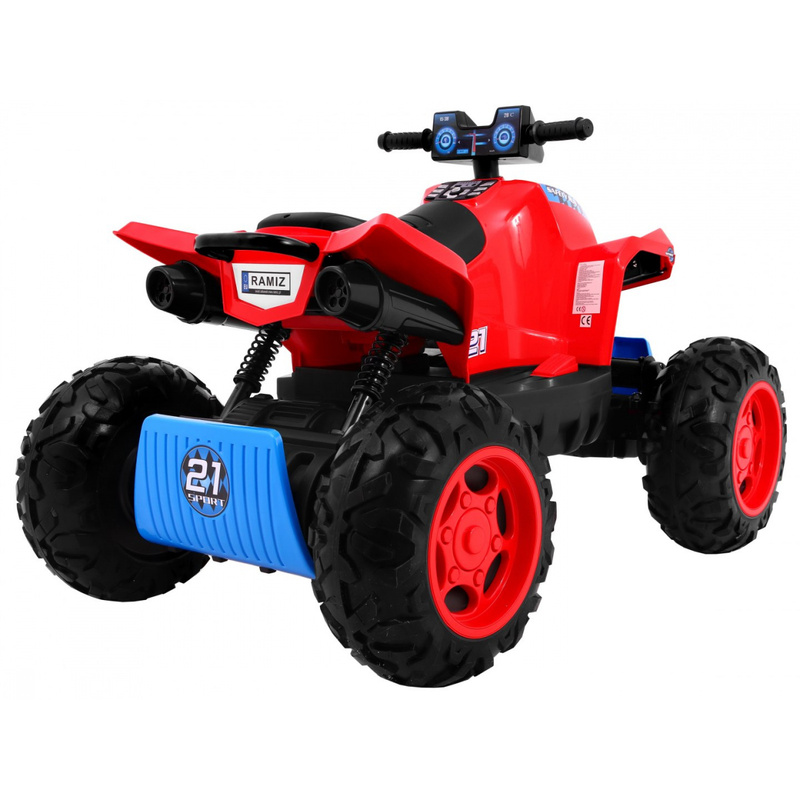 Quad Sport Run 4x4, punane