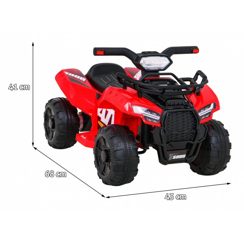 Quad Storm quad bike, punane