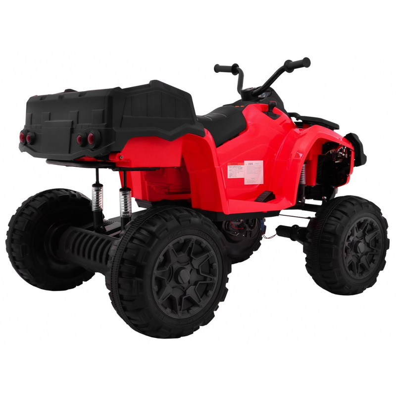 quad xl atv lastele, punane