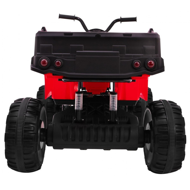 Quad XL ATV koos pagasiriiuliga, punane