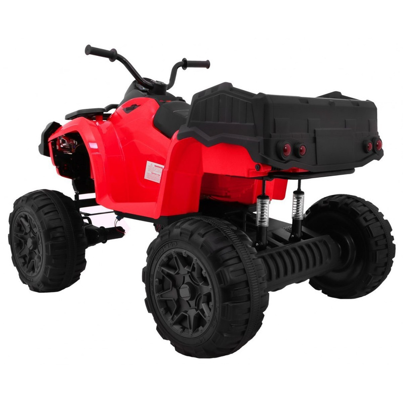 Quad XL ATV koos pagasiriiuliga, punane