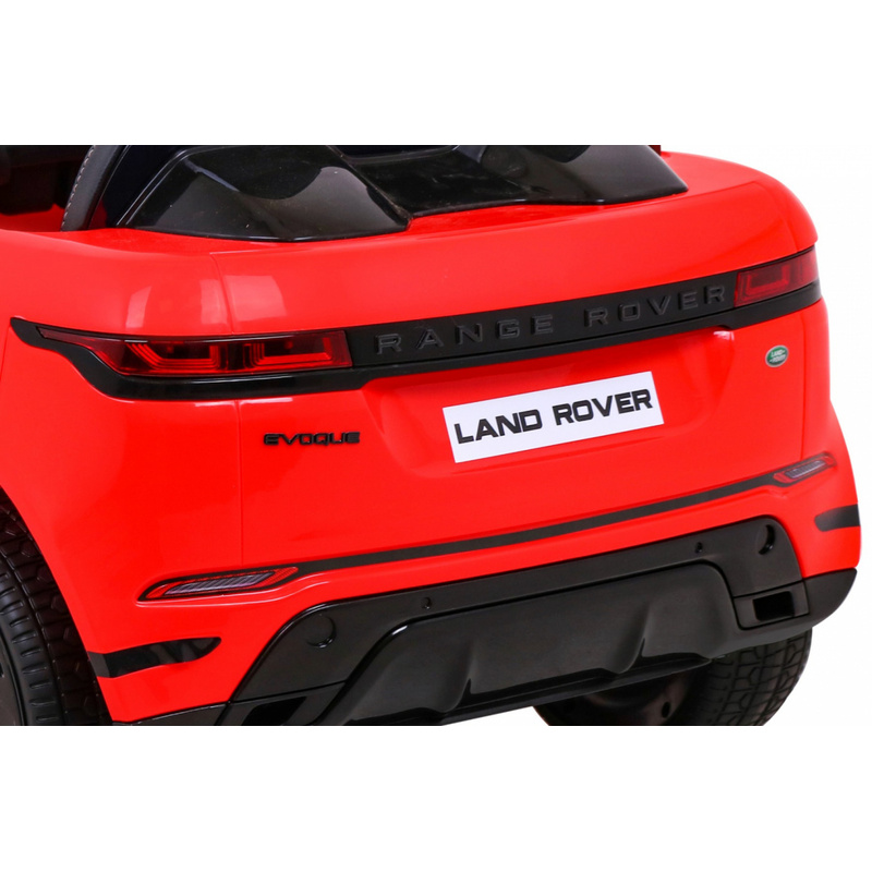 Rang Rover Evoque ühekohaline elektriauto, punane