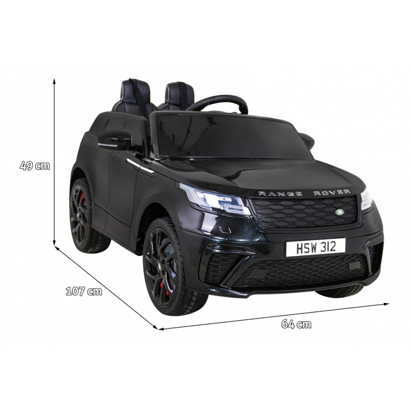 Range Rover Velar ühekohaline elektriauto, must