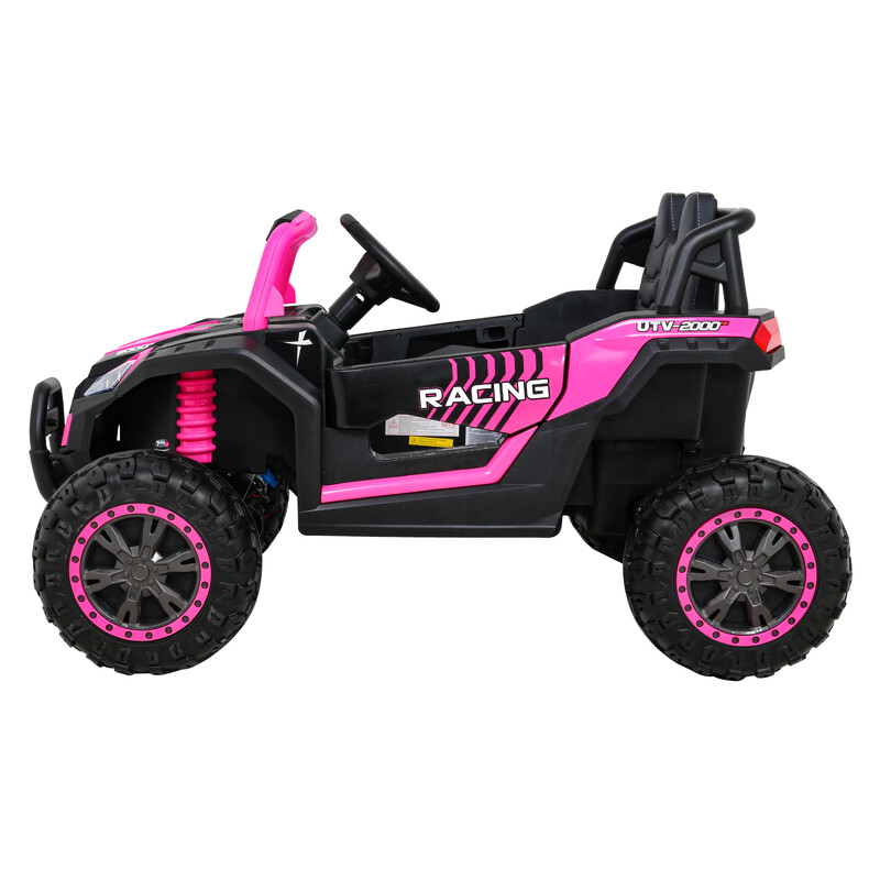 Buggy UTV 2000M Racing ühekohaline elektriauto, roosa