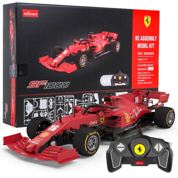 Ferrari SF1000 kaugjuhtimispuldiga auto, 1:16, punane