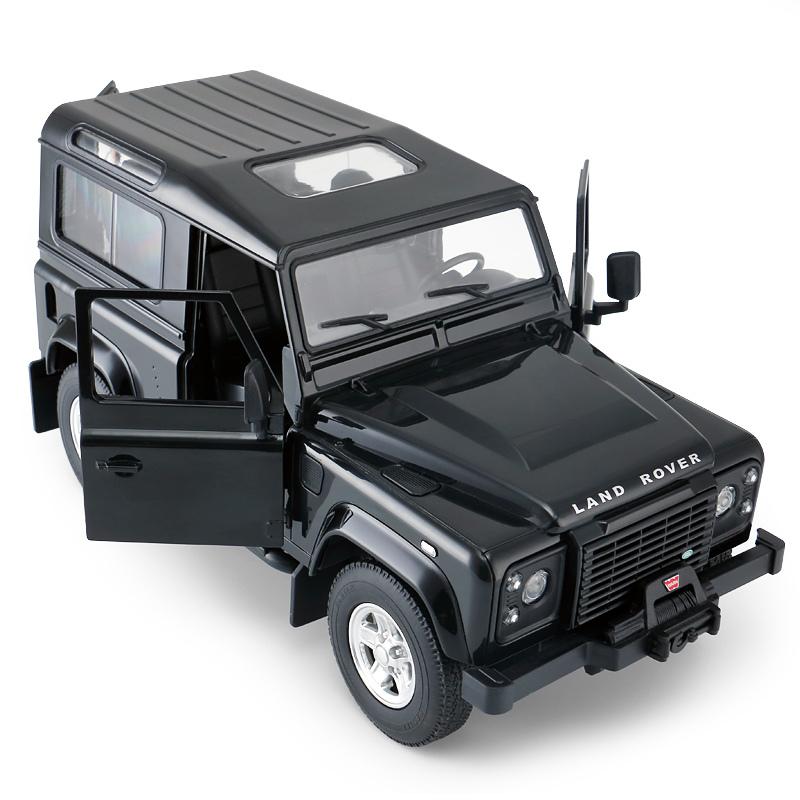 RASTAR R/C Land Rover Defender 1:14 maastur, must