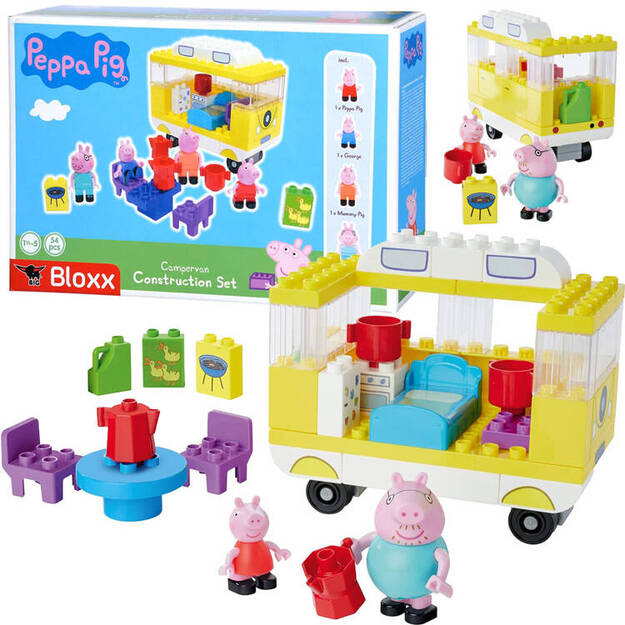 Ehituskomplekt Peppa Pig matkaauto, 52 d.