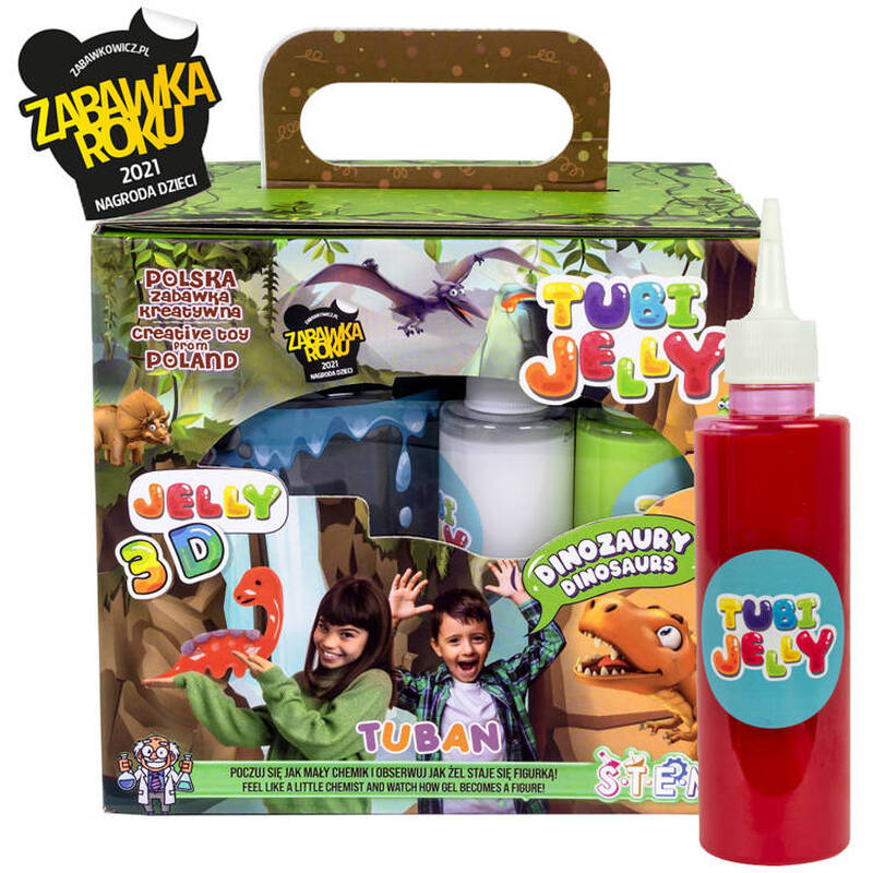 Tubi Jelly Dinosaurused Geel Loomad