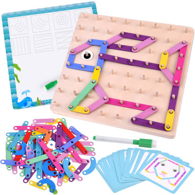 Montessori puzzle 2in1