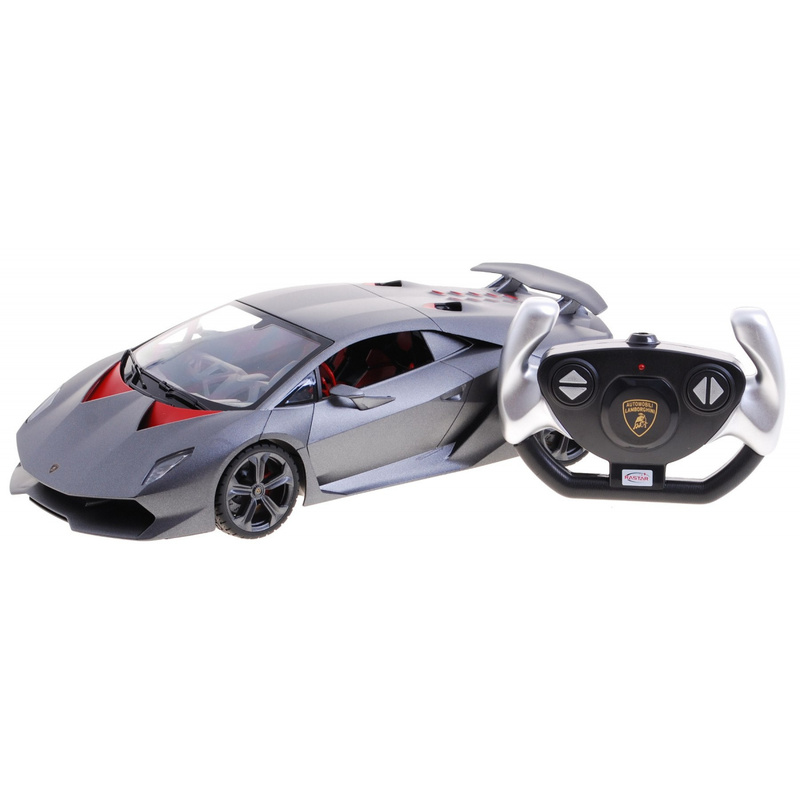 Lamborghini Sesto Elemento kaugjuhtimispuldiga auto, 1:14, hõbedane