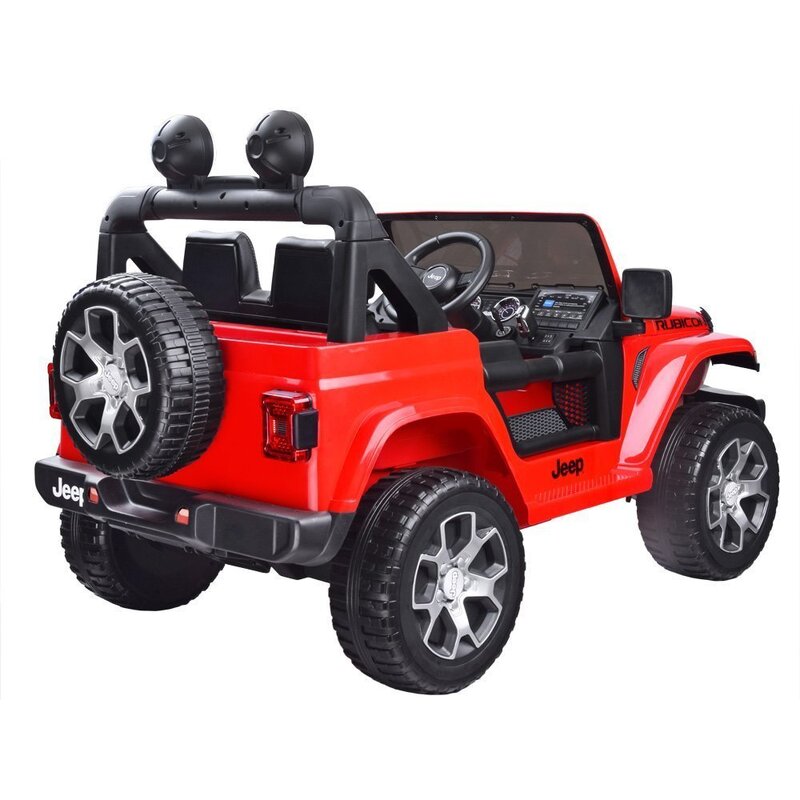 Kahekohaline elektriauto "JEEP Wrangler Rubicon", valge