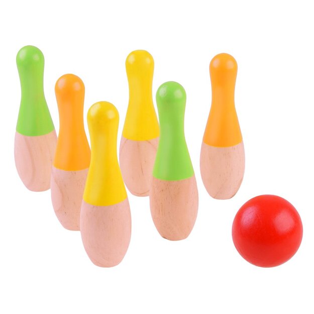 Puidust bowlingu komplekt