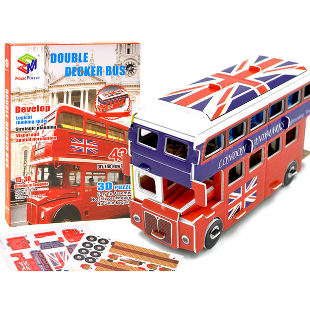 3D pusle Londoni buss