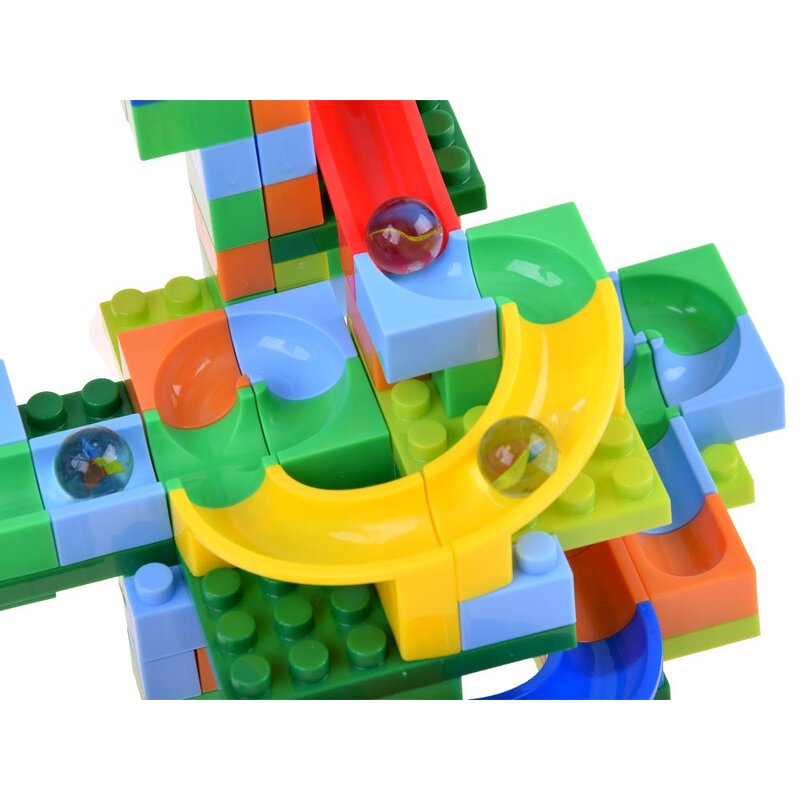 Värvilised klotsid Track Maze Toy Bricks, 152 detaili