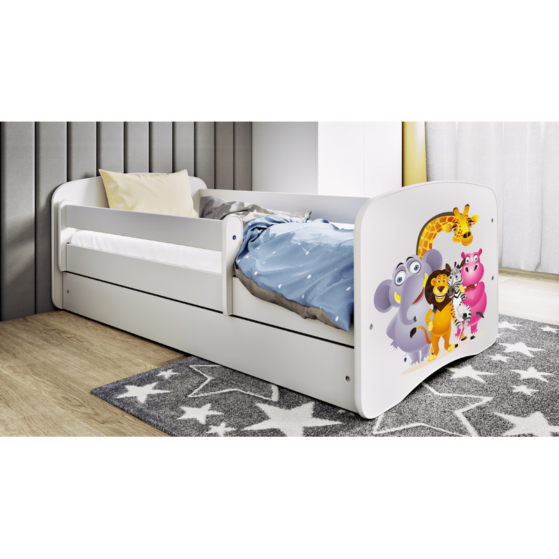 Voodi Babydreams, valge, 140x70, sahtliga