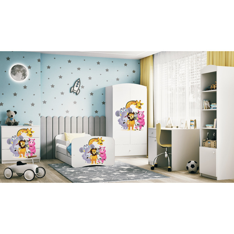 Voodi Babydreams, valge, 140x70, sahtliga