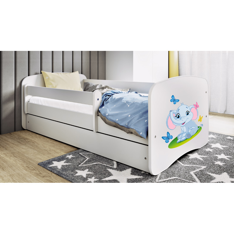 Voodi Babydreams, valge, 140x70, sahtliga