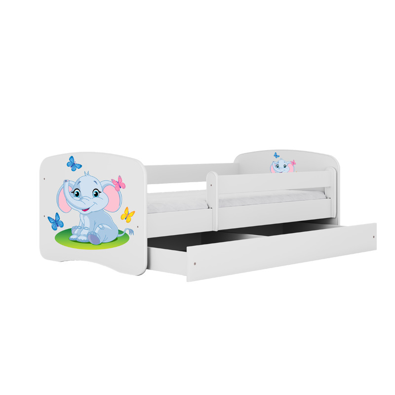 Voodi Babydreams, valge, 140x70, sahtliga