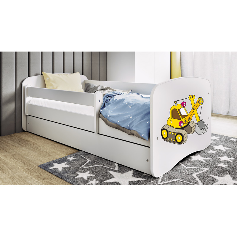 Voodi Babydreams, valge, 140x70, sahtliga