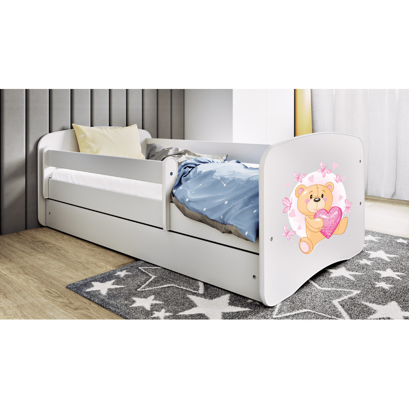 Voodi Babydreams, valge, 140x70, sahtliga