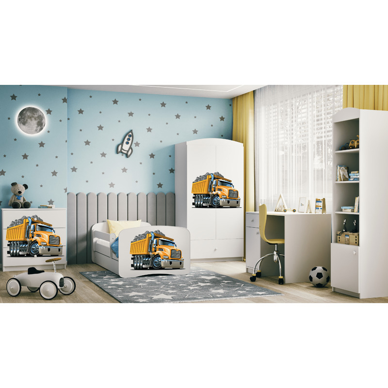 Voodi Babydreams, valge, 140x70, sahtliga