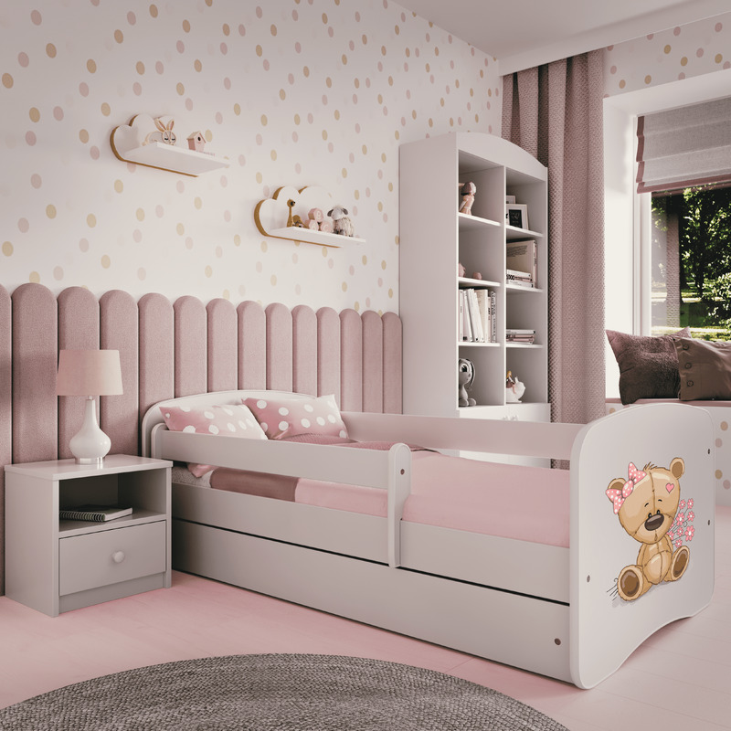 Voodi Babydreams, valge, 140x70, sahtliga