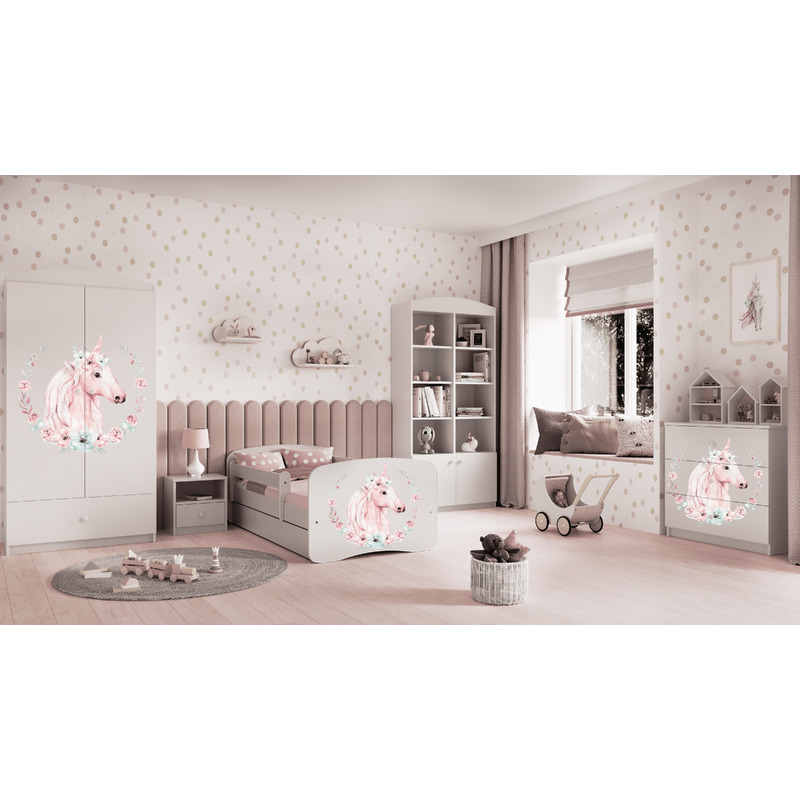 Voodi Babydreams, valge, 140x70, sahtliga