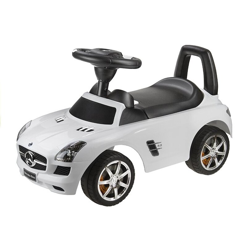 Tõukeauto Mercedes-Benz SLS AMG valge