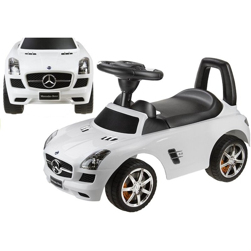 Tõukeauto Mercedes-Benz SLS AMG valge