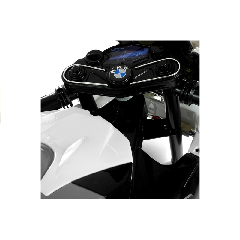 Laste elektrimootorratas BMW S1000RR hõbedane