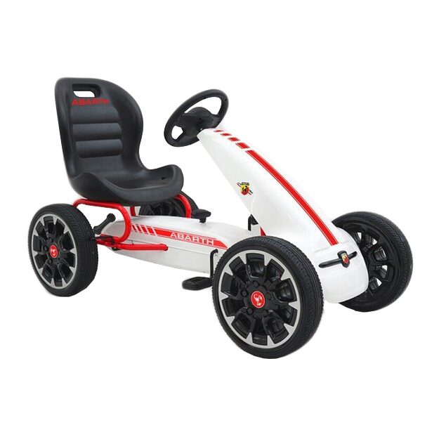 Gokart ABARTH minikart, valge