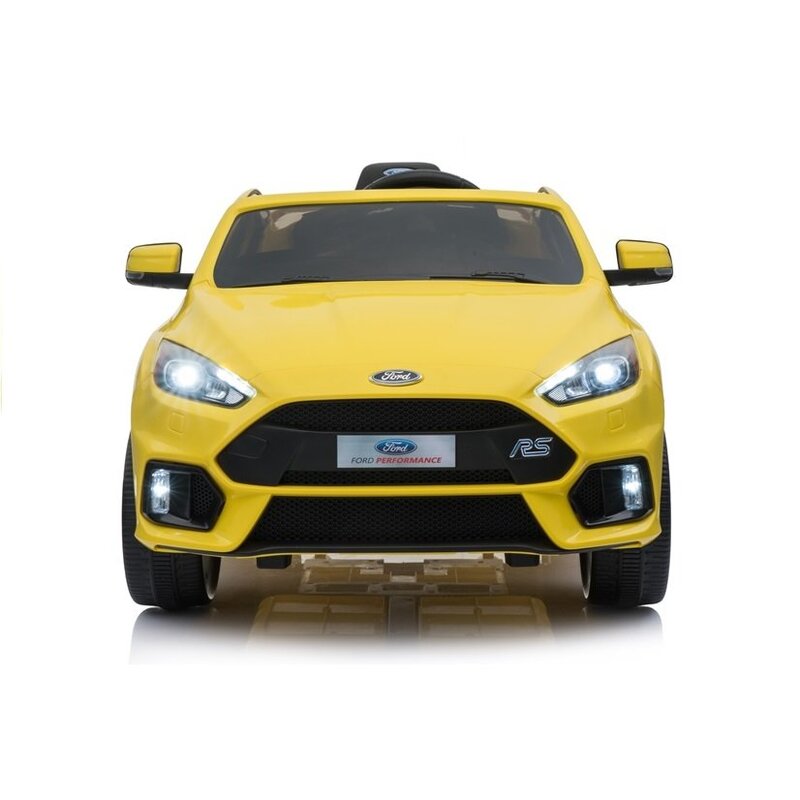 Ford Focus RS, ühekohaline elektriauto lastele, kollane