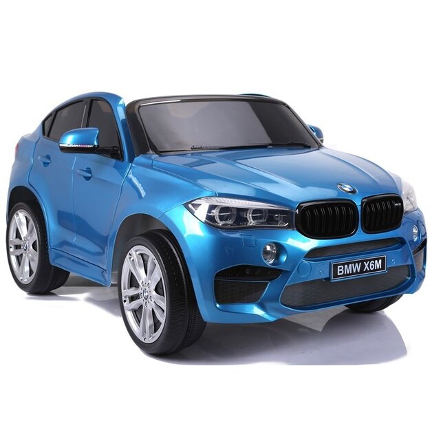 Ühekohaline laste elektriauto BMW X6M, sinine