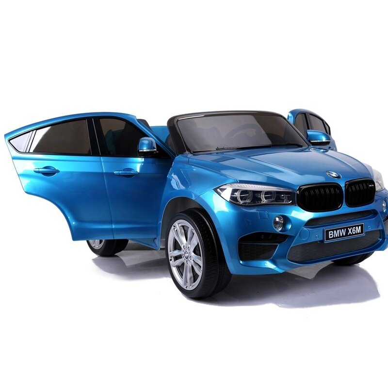 Ühekohaline laste elektriauto BMW X6M, sinine