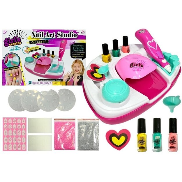 Maniküüri komplekt Nail Art Studio koos küünekuivatiga