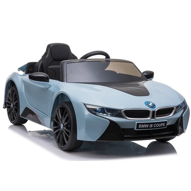 Laste ühekohaline elektriauto BMW I8 sinine