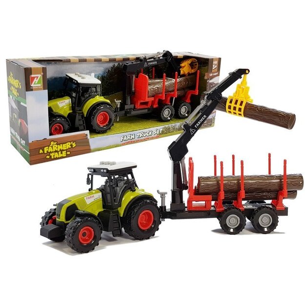 Mängutraktor koos haagisega Farm Truck Set