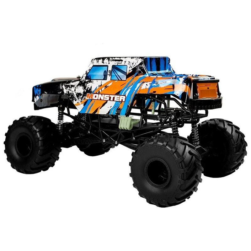 Puldiga auto Rock Crawler 4x4, oranž