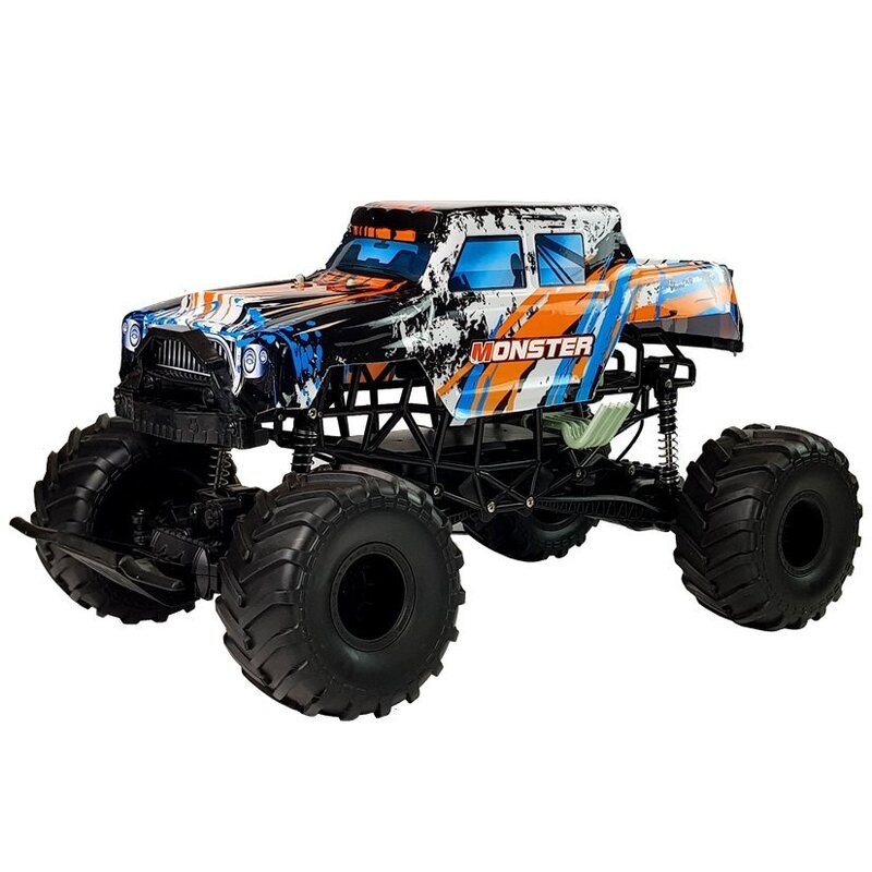 Puldiga auto Rock Crawler 4x4, oranž