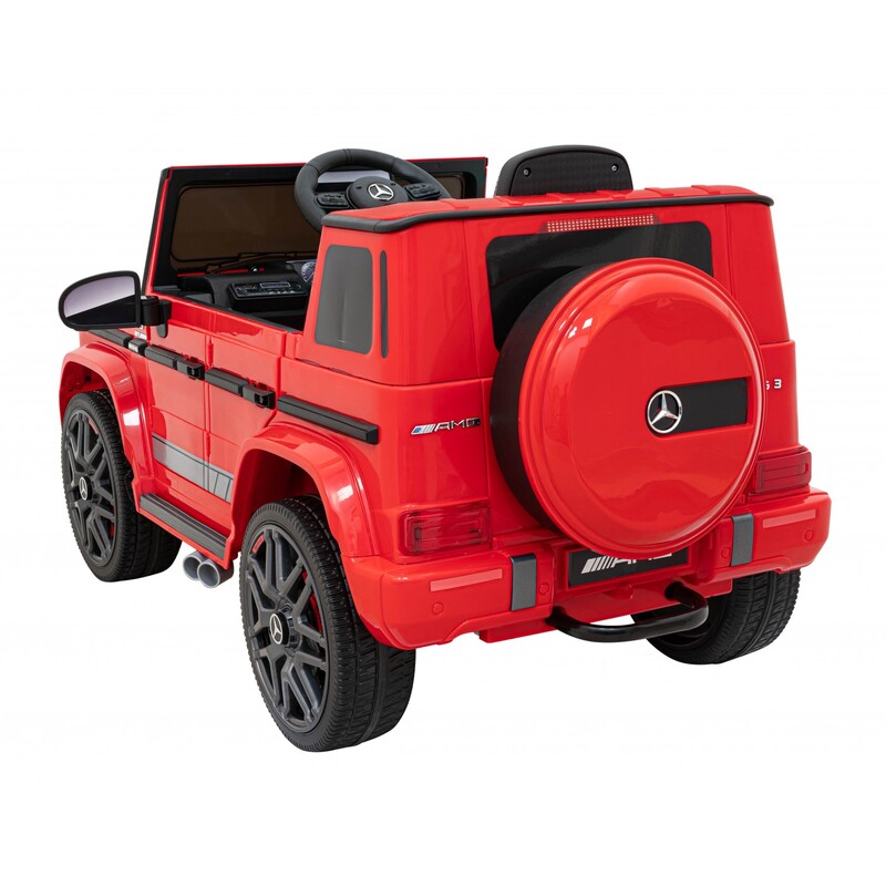 Mercedes G63 AMG ühekohaline elektriauto, punane