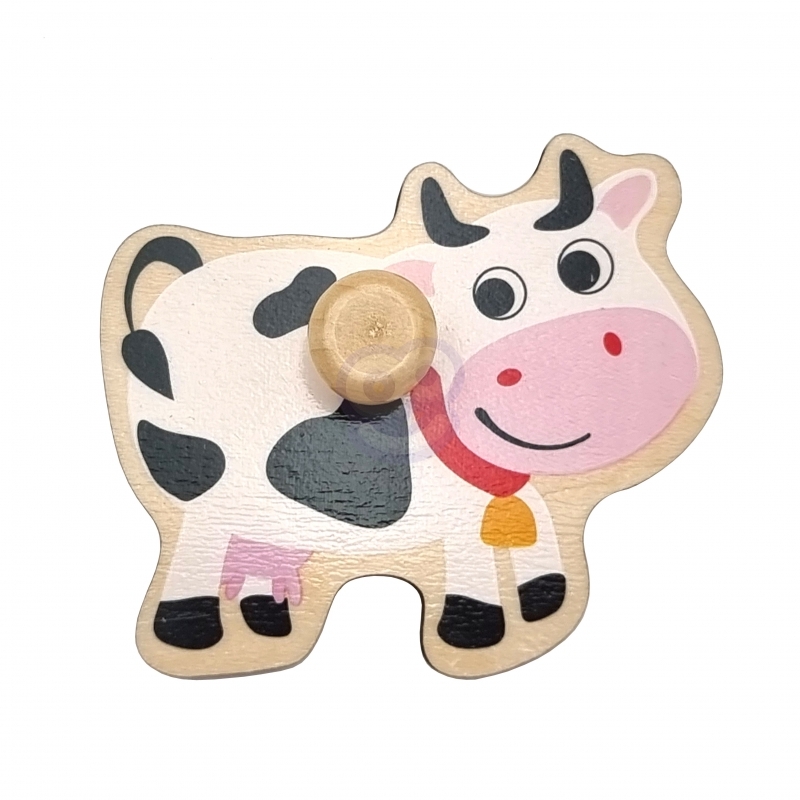 Tooky Toy puidust puzzle, talu