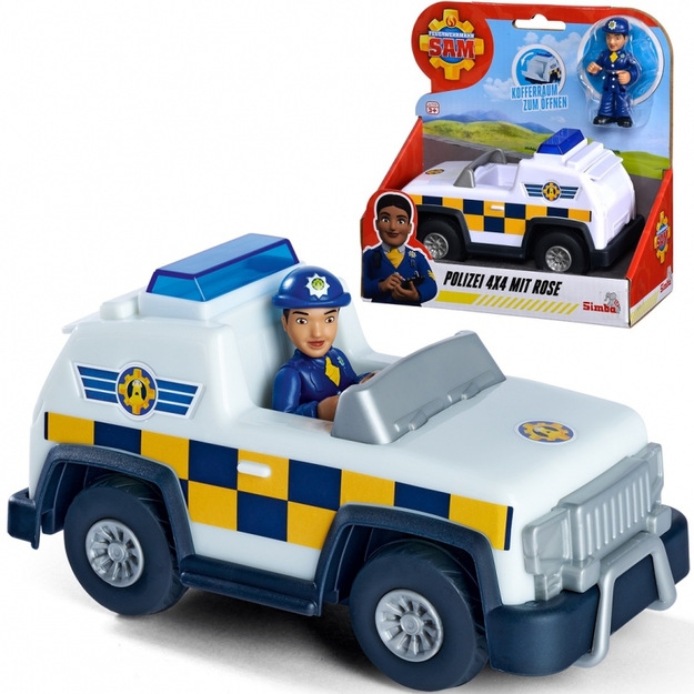 Politseiauto koos figuuriga - Fireman Sam