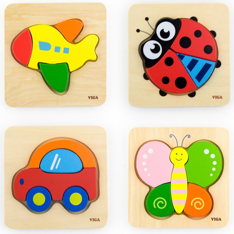 Puidust puzzle Viga, leedi