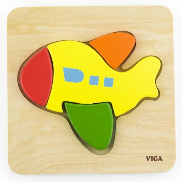 Puidust puzzle Viga, lennuk