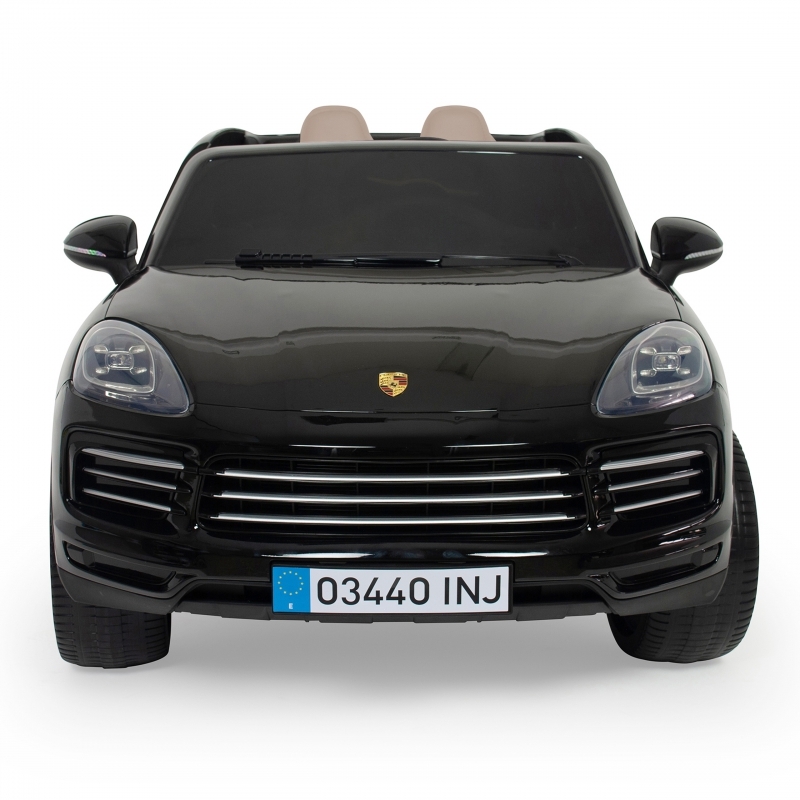 Laste kahekohaline elektriauto - Porsche Cayenne S, must