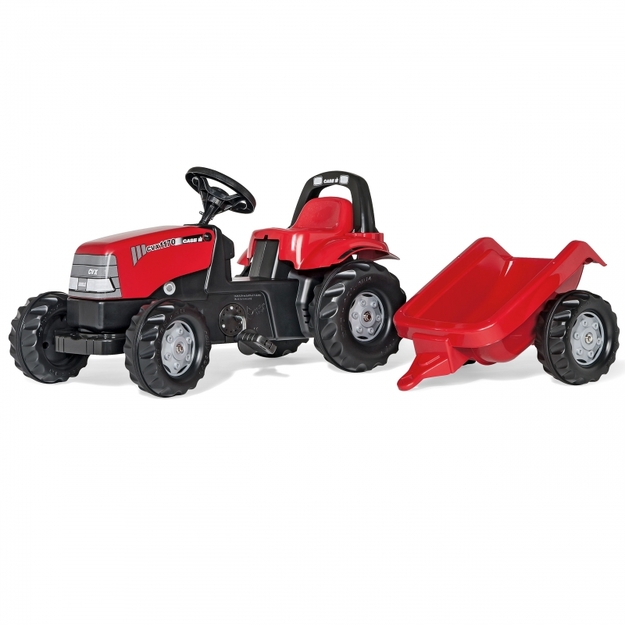 Rolly Toys RollyKid pedaaltraktor koos haagisega