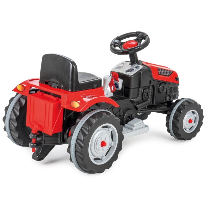 Woopie Farmer PowerTrac akutraktor, punane