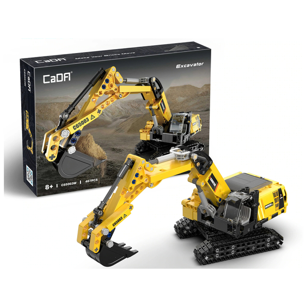 Cada Construction Set - Ehitusekskavaator, 467 elementi