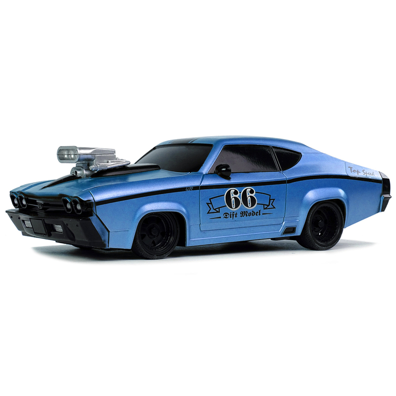 Mustang GT 66 kaugjuhitav sportauto, 1:20, sinine